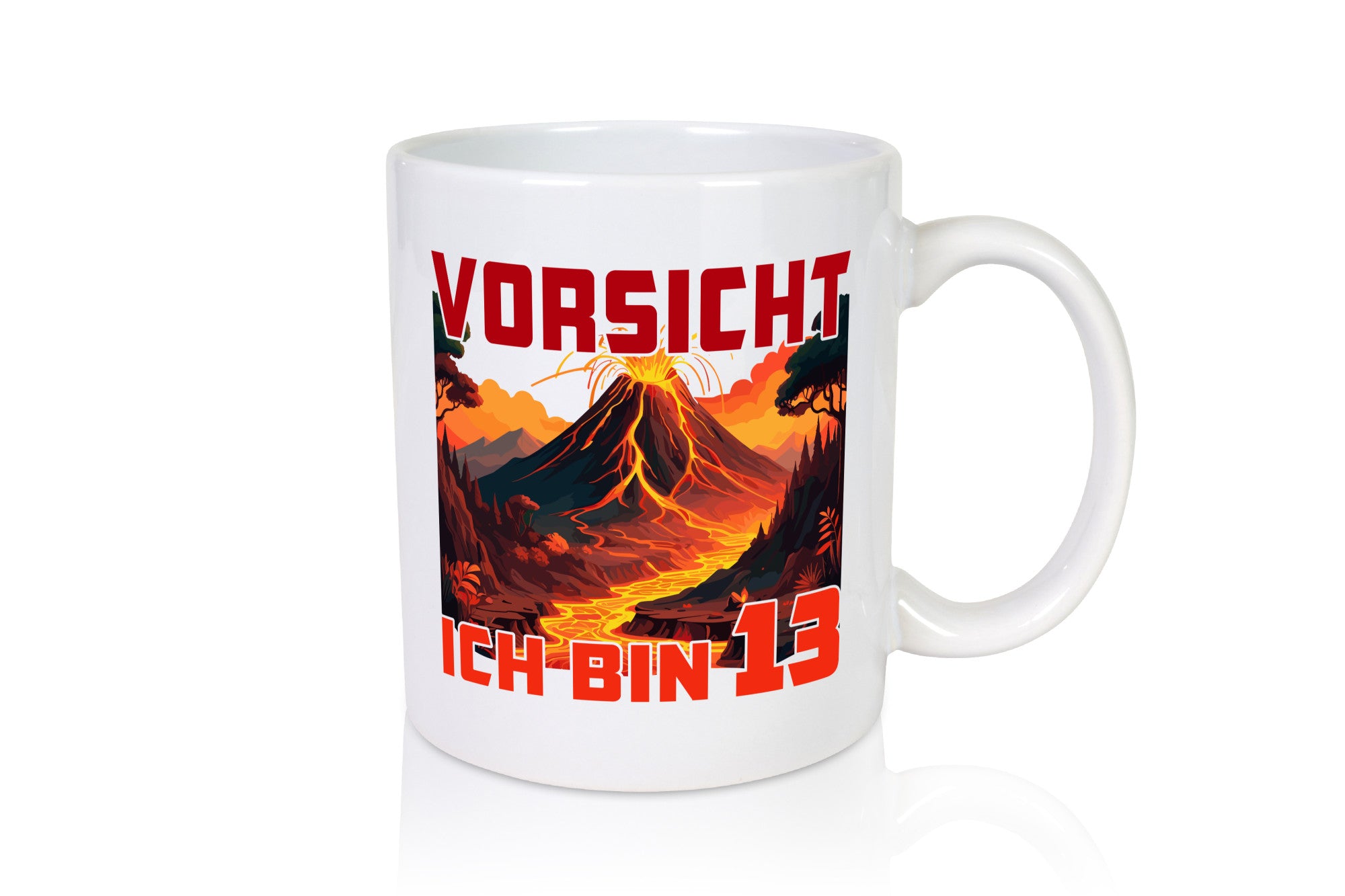 13. Geburtstag | 13 Jahre Vulkanausbruch Vulkan Humor Geschenkidee Tasse