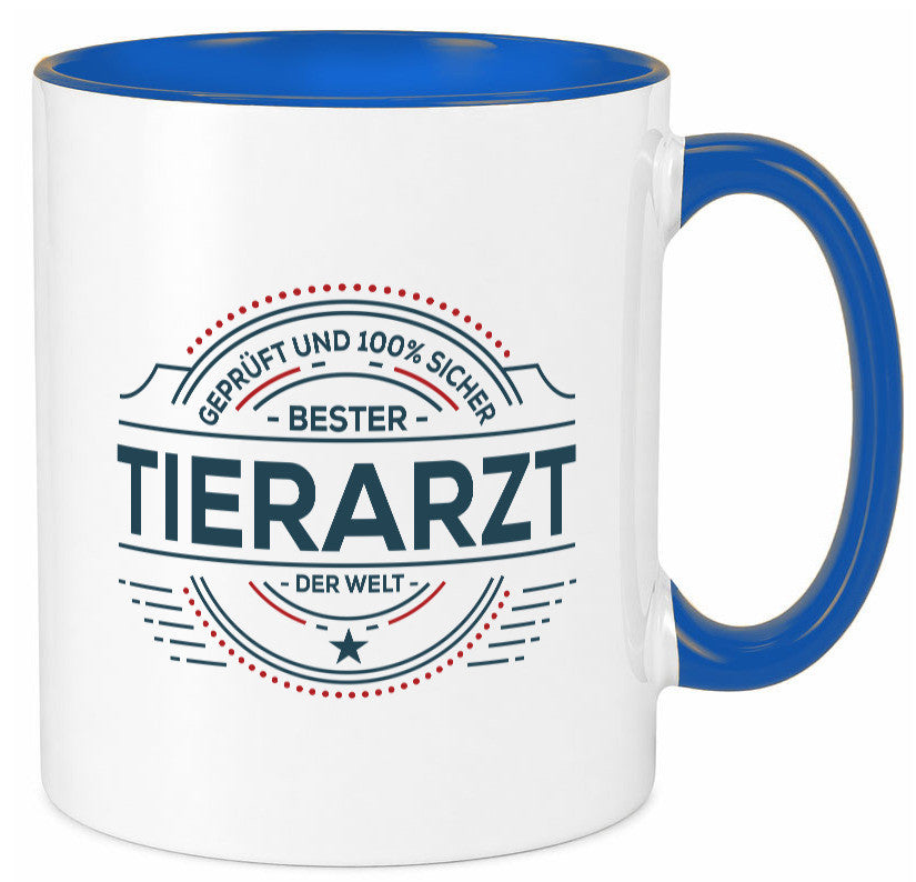Geprüft und sicher: Tierarzt | Tiermedizin Mediziner Humor Tierliebhaber