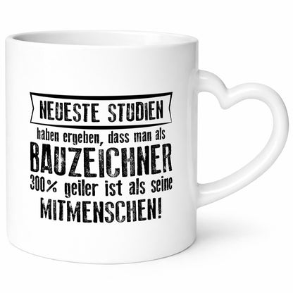 Neuste Studien: Bauzeichner | Zeichner Humor Geschenkidee Tasse
