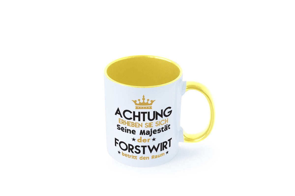 Seine Majestät Forstwirt | Waldarbeiter Humor Arbeit Kollegen Büro Geschenkidee Tasse