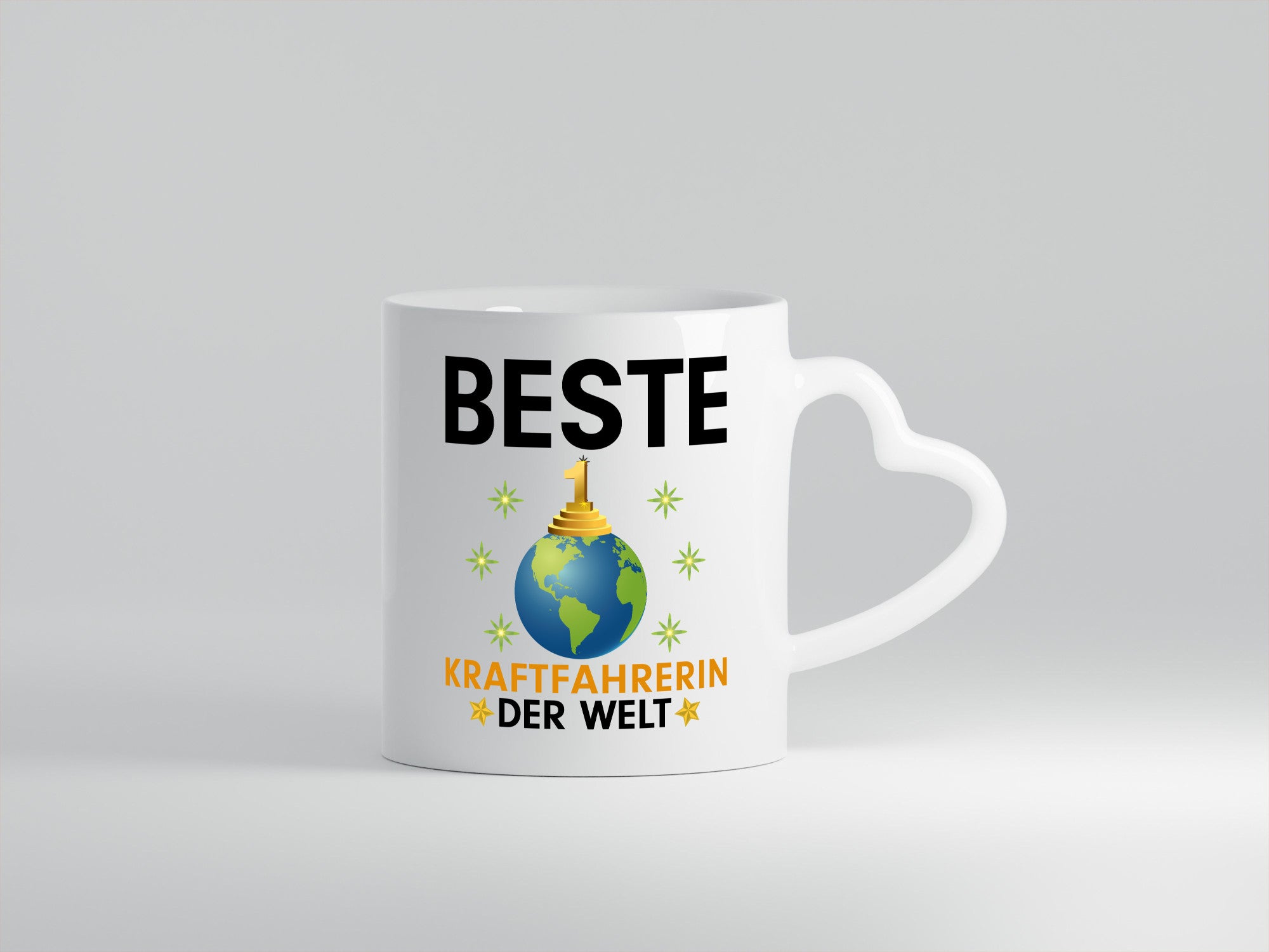 Welt Beste Kraftfahrerin | Lastwagen LKW Fahrerin Humor Geschenkidee Tasse