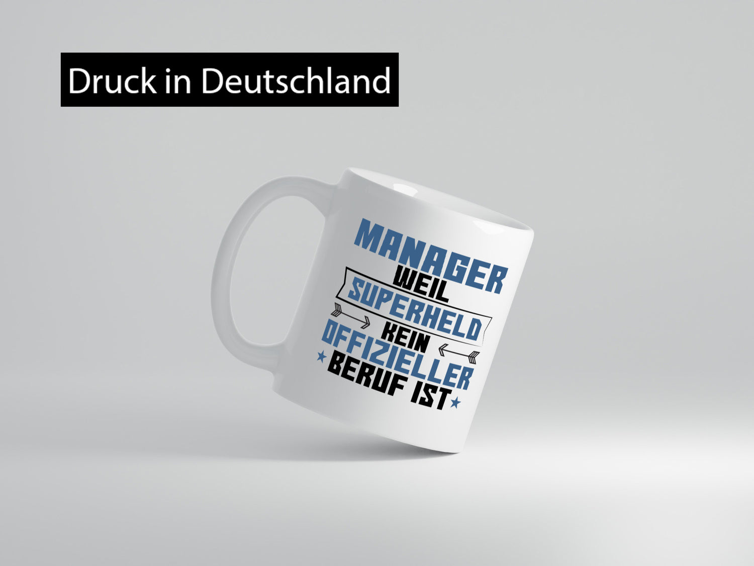 Superheld Manager | Management lustig Humor Geschenkidee Geschenk Tasse