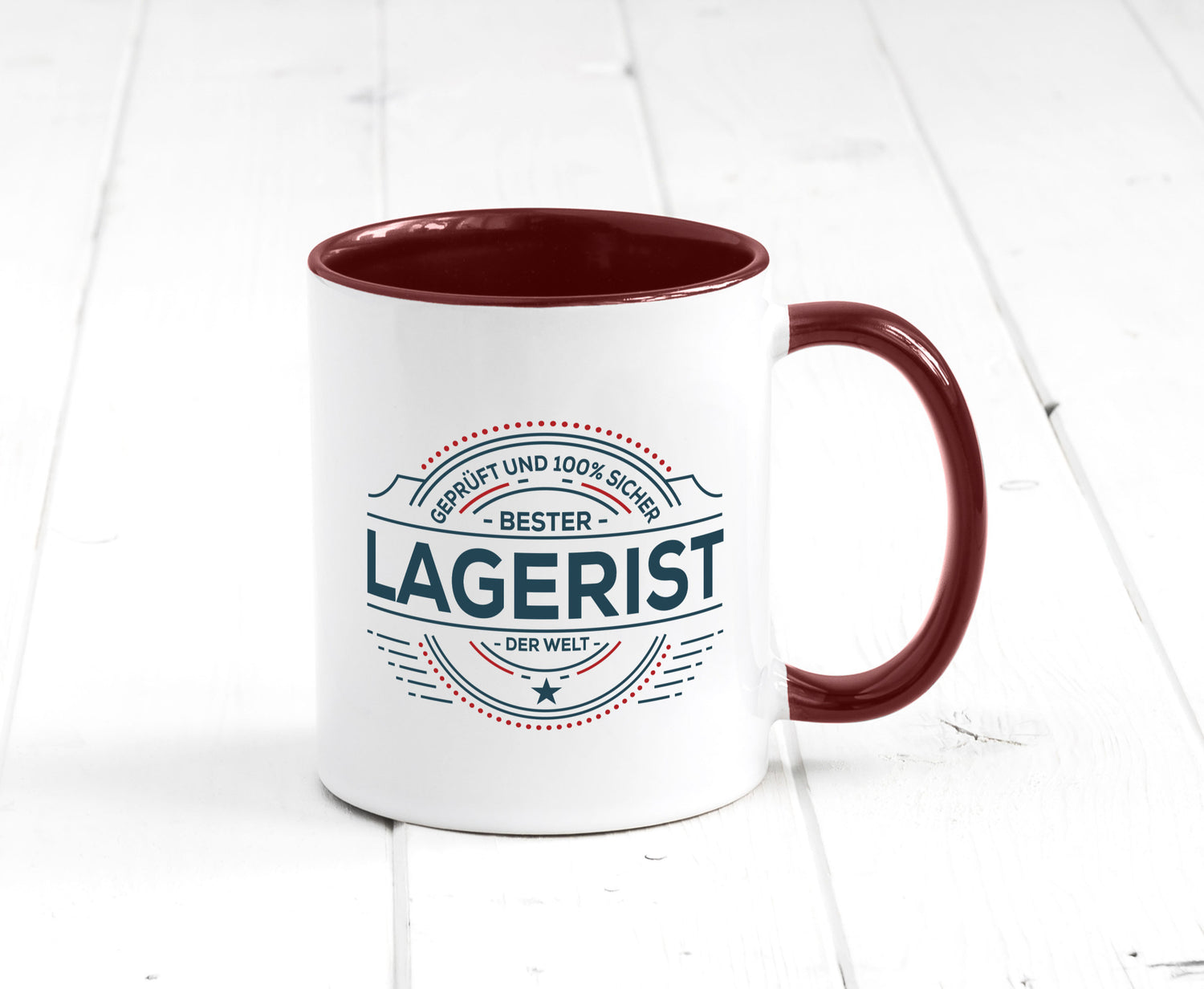 Geprüft und sicher: Lagerist | Lageristen Lager Arbeiter lustiger Spruch