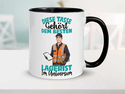 Im Universum: Lagerist | Lageristen Lager Arbeiter lustig Arbeit Kollegen Büro Tasse