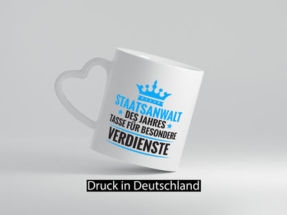 Besonderer Verdienst: Staatsanwalt | Anwalt Jurist lustig Humor Geschenkidee