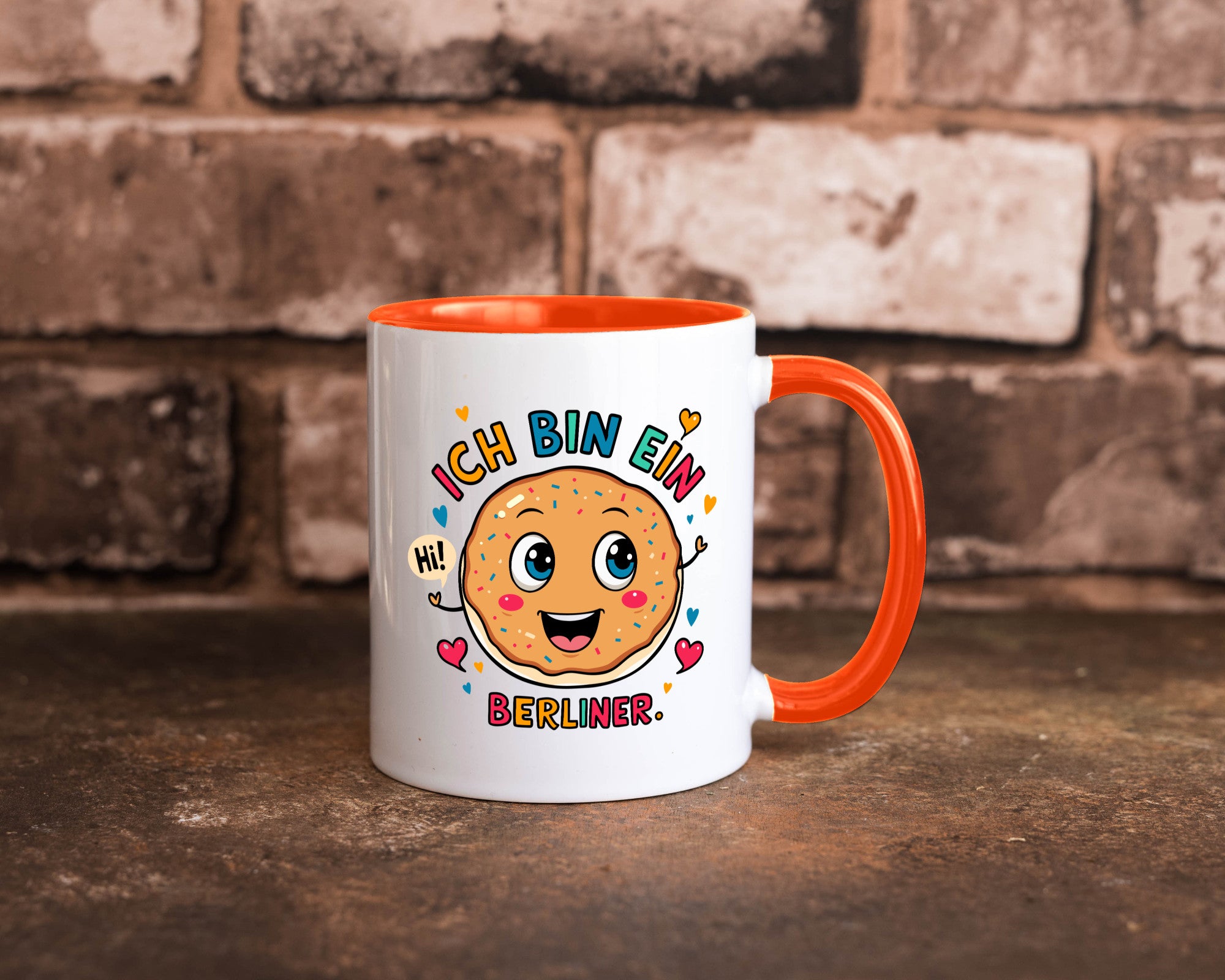 Ich bin ein Berliner | Krapfen Pfannkuchen Humor Geschenkidee Tasse