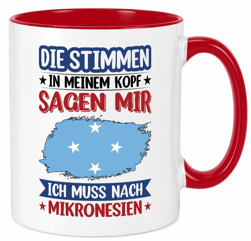 Mikronesien | Urlaub Stimmen in meinem Kopf Traumland Geschenk Humor