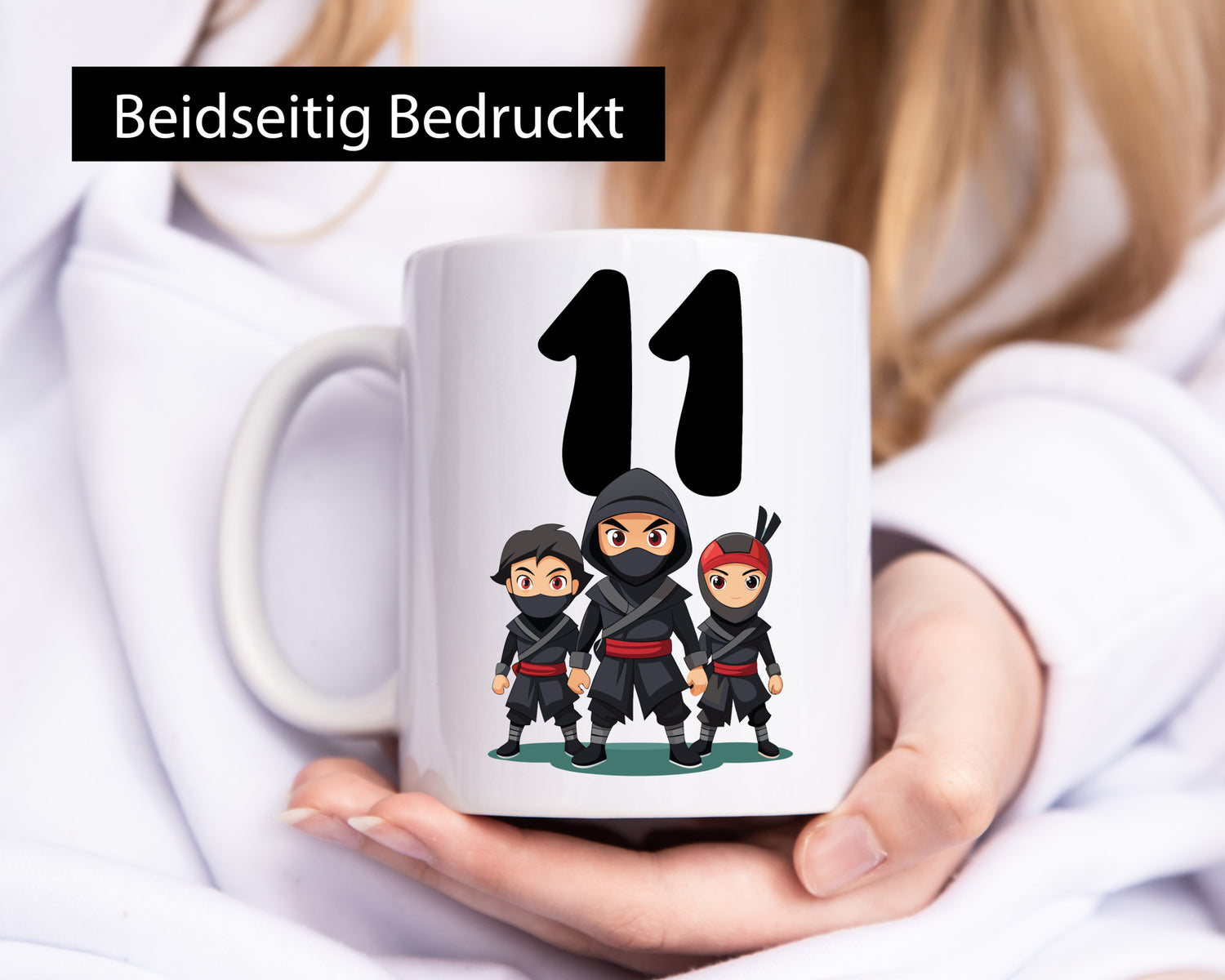 11. Geburtstag | 11 Jahre Ninja Geschenkidee Humor Tasse