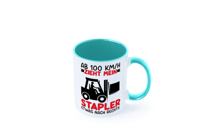 Stapler zieht nach Rechts | Staplerfahrer Arbeit Geschenkidee Kollegen Büro