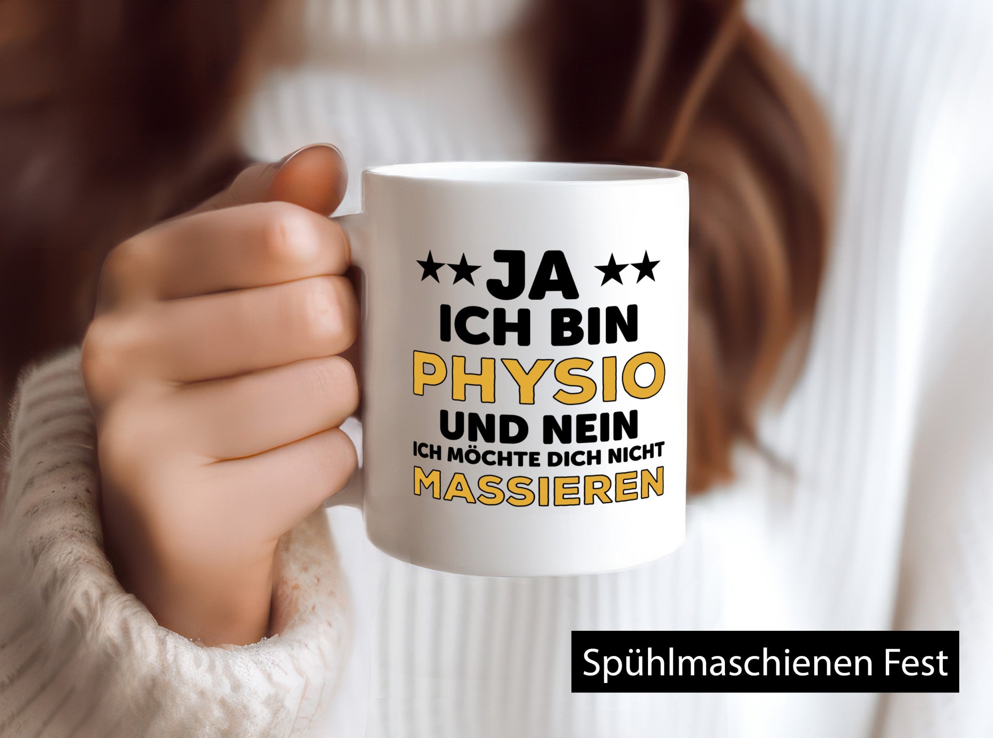 Ich bin Physio | lustige Spruch Tasse Physiotherapeut Geschenkidee Humor