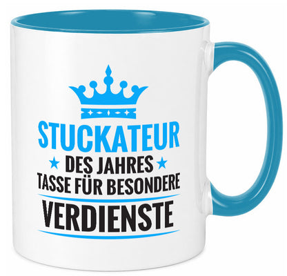 Besonderer Verdienst: Stuckateur | Innenausbau Beruf lustiger Spruch Geschenk