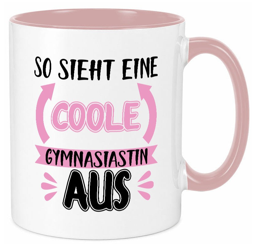 Coole Gymnasiastin | Mädchen Tasse Schülerin lustig Humor Geschenkidee Geschenk