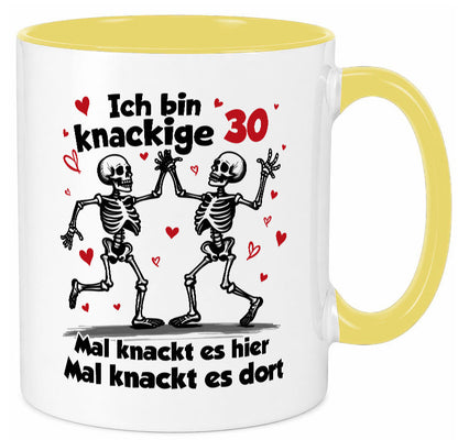 30. Geburtstag | Knackige 30 Ich bin alt v2 lustiger Spruch Geschenk Tasse