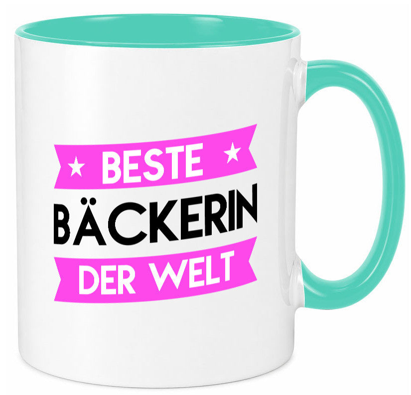 Beste Bäckerin | Bäckerei Frauen Backen lustig Humor Geschenkidee Geschenk Tasse