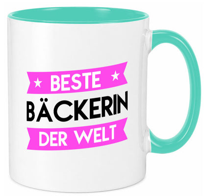 Beste Bäckerin | Bäckerei Frauen Backen lustig Humor Geschenkidee Geschenk Tasse