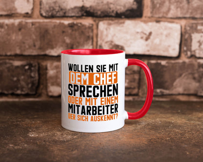 Wollen sie mit dem Chef Sprechen | Mitarbeiter Humor Arbeit Kollegen Büro