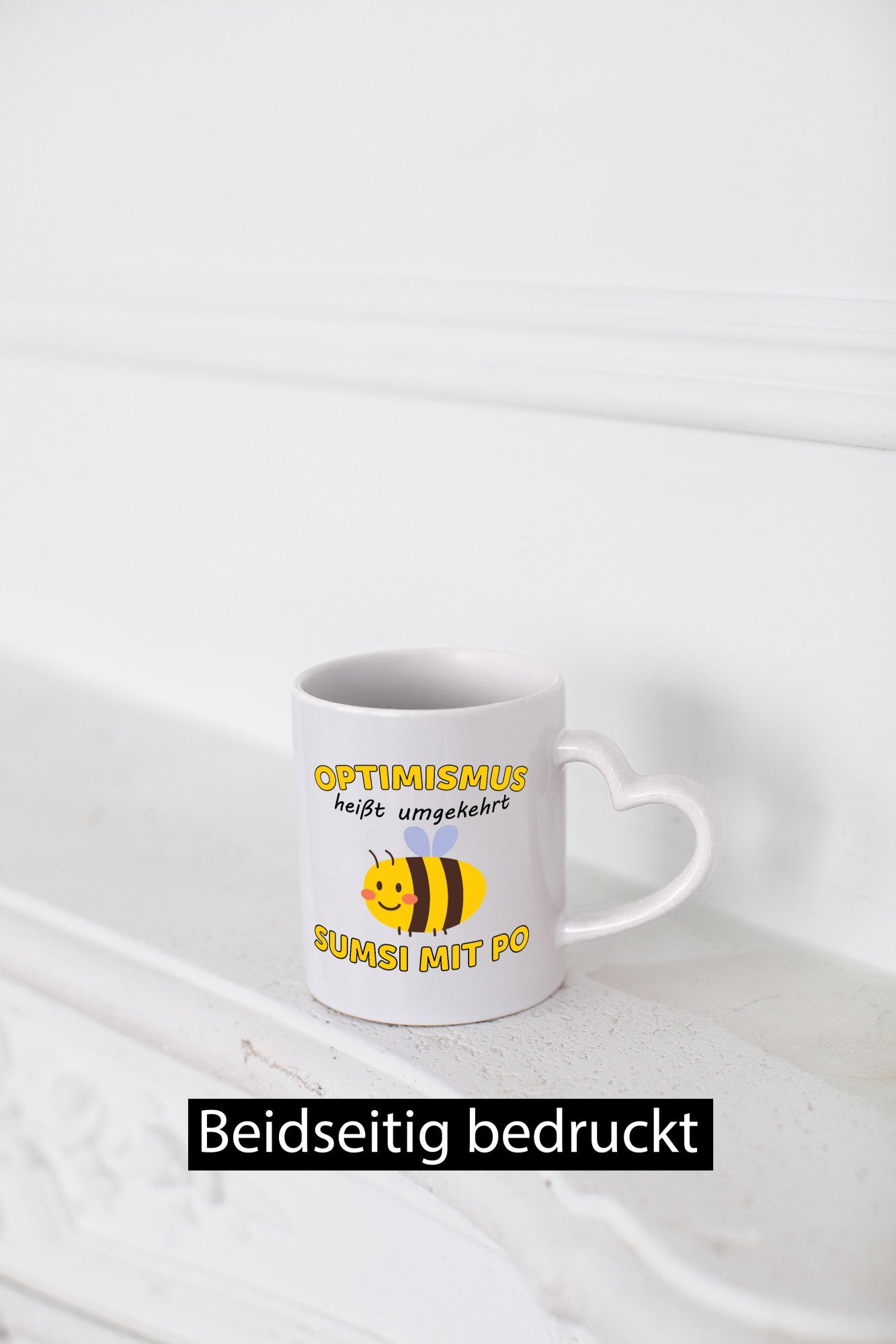 Optimismus umgekehrt Sumsi mit Po | Biene Zuversicht Geschenk Humor