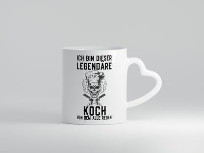 Legendärer Koch | Haubenkoch Totenkopf Küchenchef lustiger Spruch Geschenk