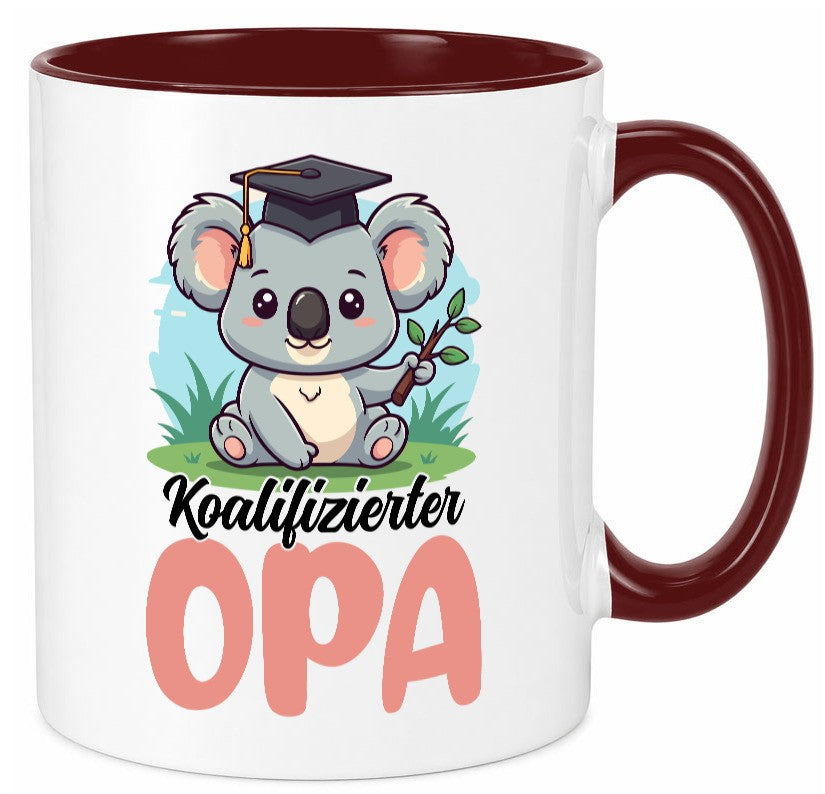 Koalifizierter Opa | Großvater Enkel Familie Humor Geschenkidee Tasse