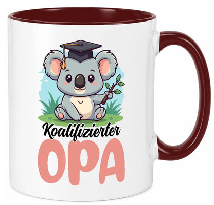 Koalifizierter Opa | Großvater Enkel Familie Humor Geschenkidee Tasse