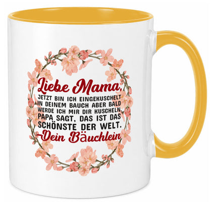 Liebe Mama | Schwangerschaft Tasse Baby süß Humor Familie Geschenkidee