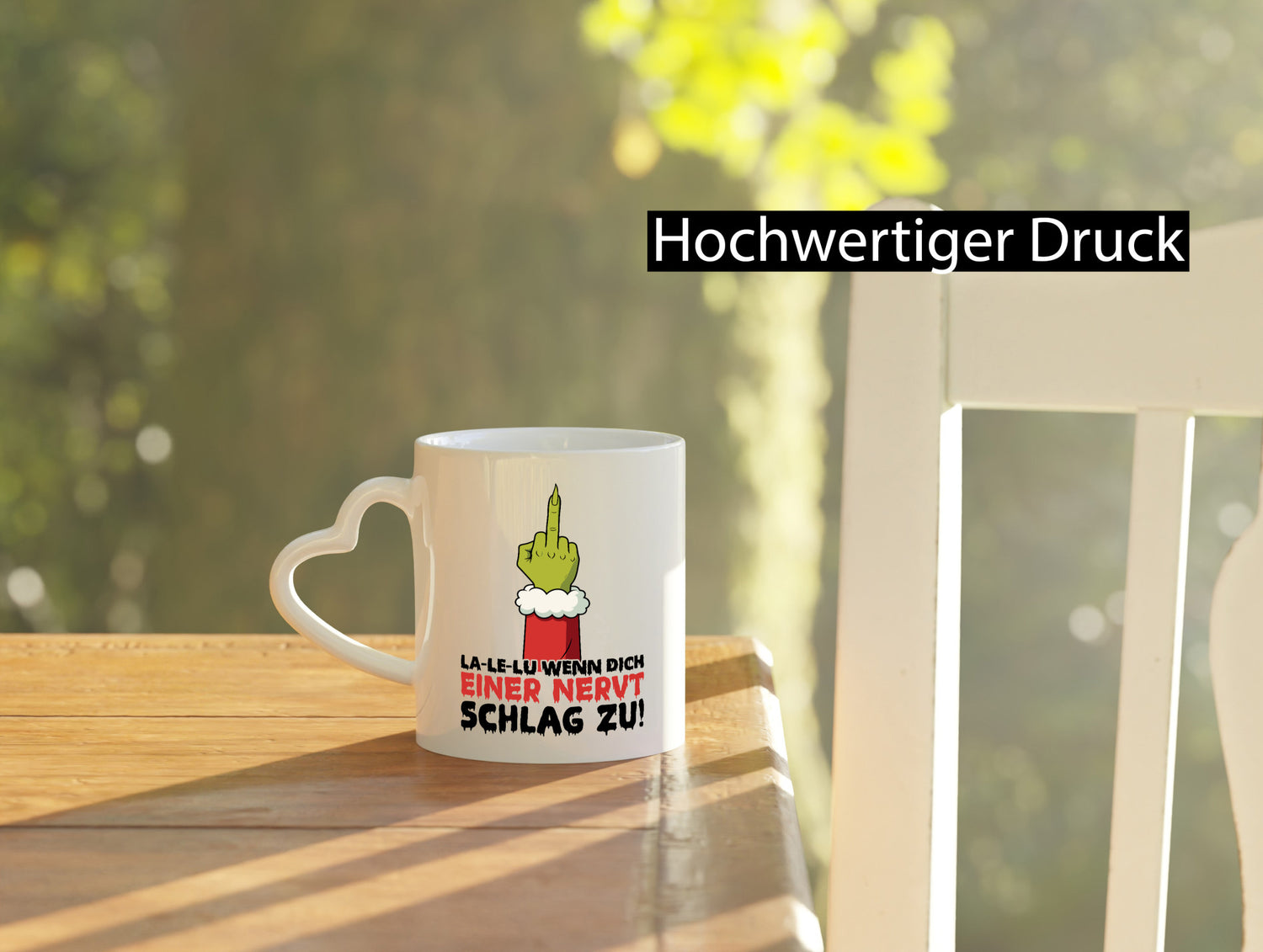 La Le Lu | Weihnachten Weihnachtsmuffel Lichter vl6 Humor Geschenkidee Tasse