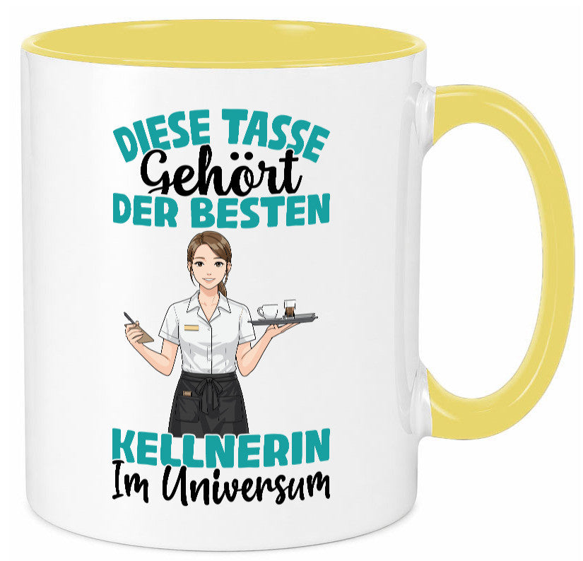 Im Universum: Kellnerin | Beruf kellnern Bedienung Geschenkidee Arbeit Kollegen