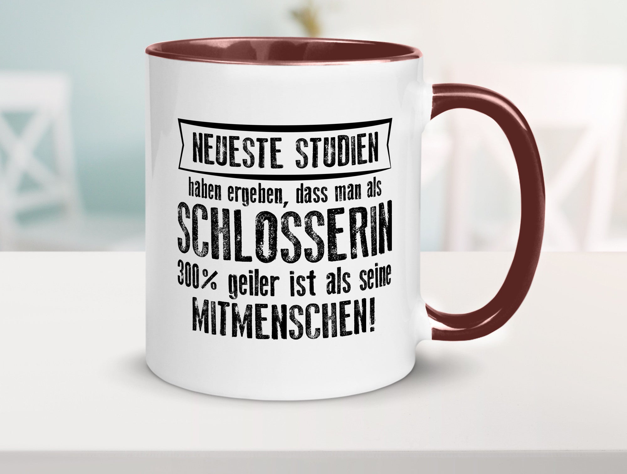 Neuste Studien: Schlosserin | Schlosserei Geschenkidee Humor Tasse