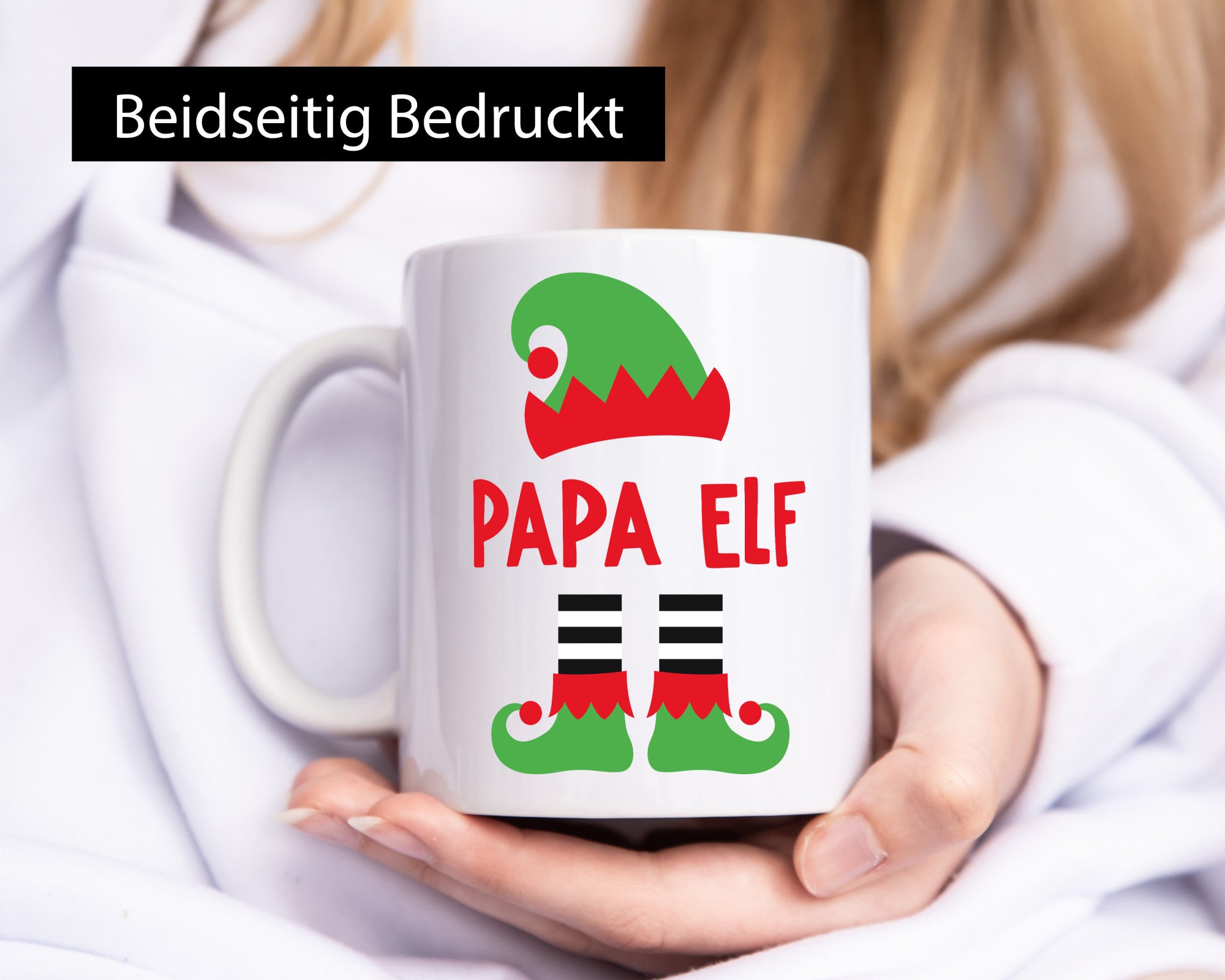Weihnachtself | Weihnachten Papa Mütze Stiefel lustiger Spruch Geschenk Humor