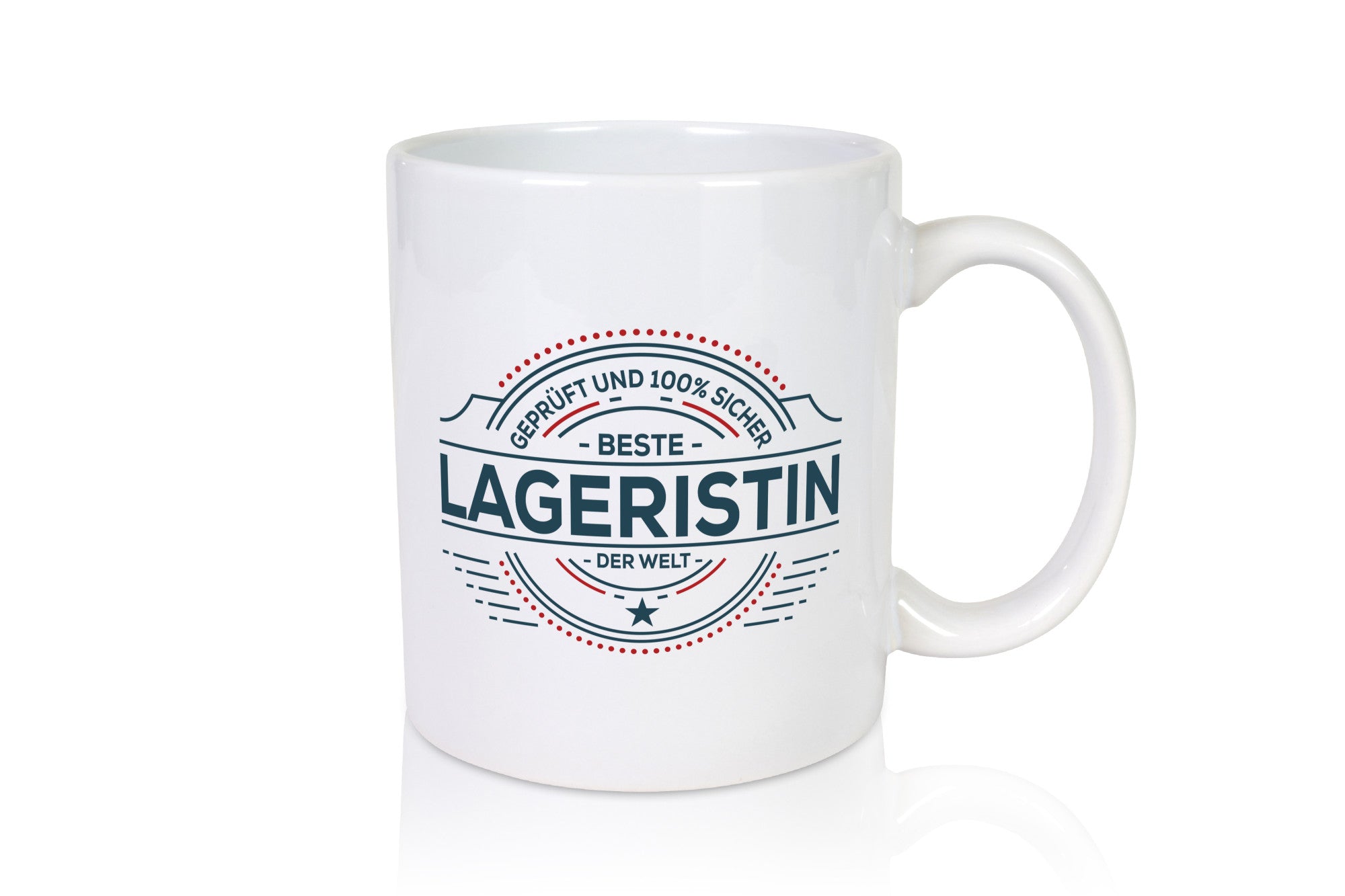 Geprüft und sicher: Lageristin | Beruf Lager Arbeiterin lustig Arbeit Kollegen