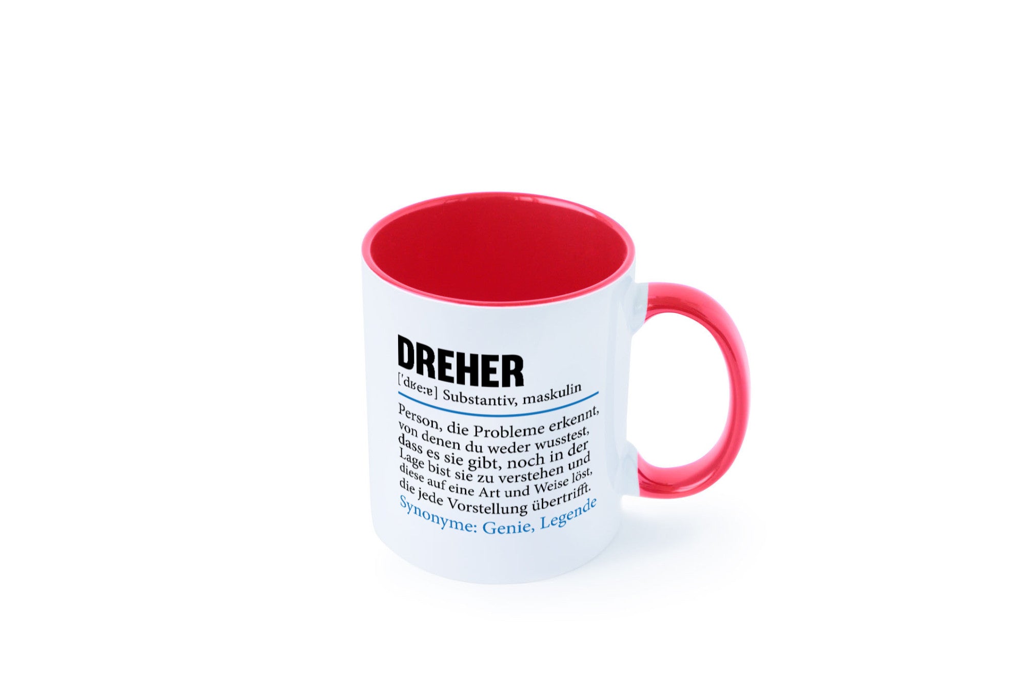 Dreher Humor | Fräser Zerspannungsmechaniker Geschenkidee Tasse
