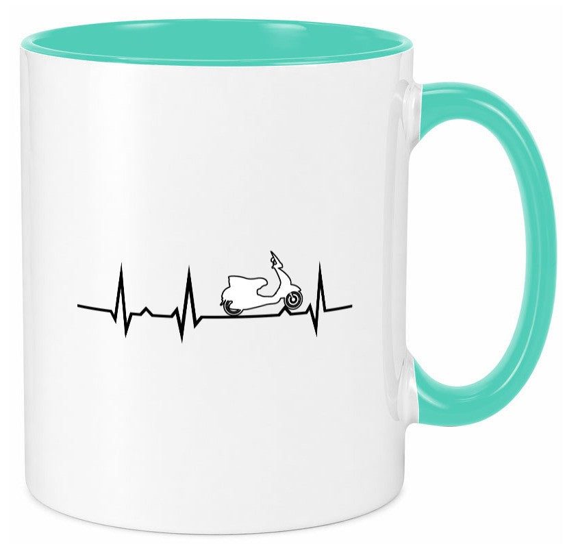 Moped Fahrer | Motiv Roller Mofa Motor-Fahrrad Humor Geschenkidee Tasse