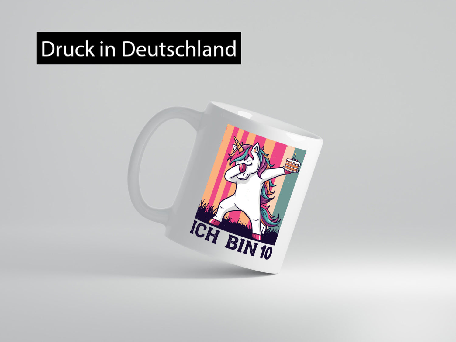 10 Geburtstag | Einhorn Damping Mädchen lustiger Spruch Geschenk Geschenkidee