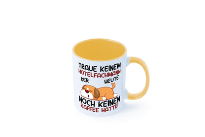 Traue keinem Hotelfachmann |Hotel lustig Humor Geschenkidee Geschenk Tasse