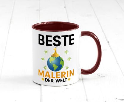 Welt Bester Malerin | Malerinnen Geschenk Humor Geschenkidee lustiger Spruch