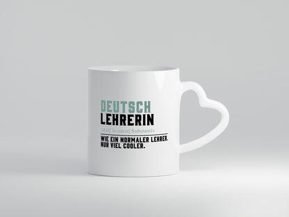 Deutschlehrerin | Lehrerin Unterricht Lieblinglehrerin Geschenkidee Humor Tasse