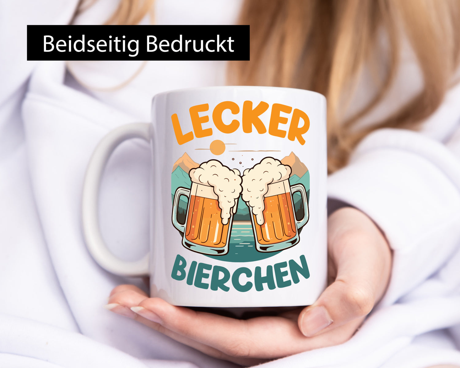 Lecker Bierchen | Biertrinker Bierliebhaber lustig Humor Geschenkidee Geschenk