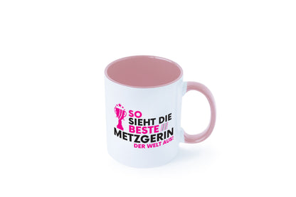 Die Weltbeste Metzgerin | Fleischerin lustig Humor Geschenkidee Geschenk Tasse