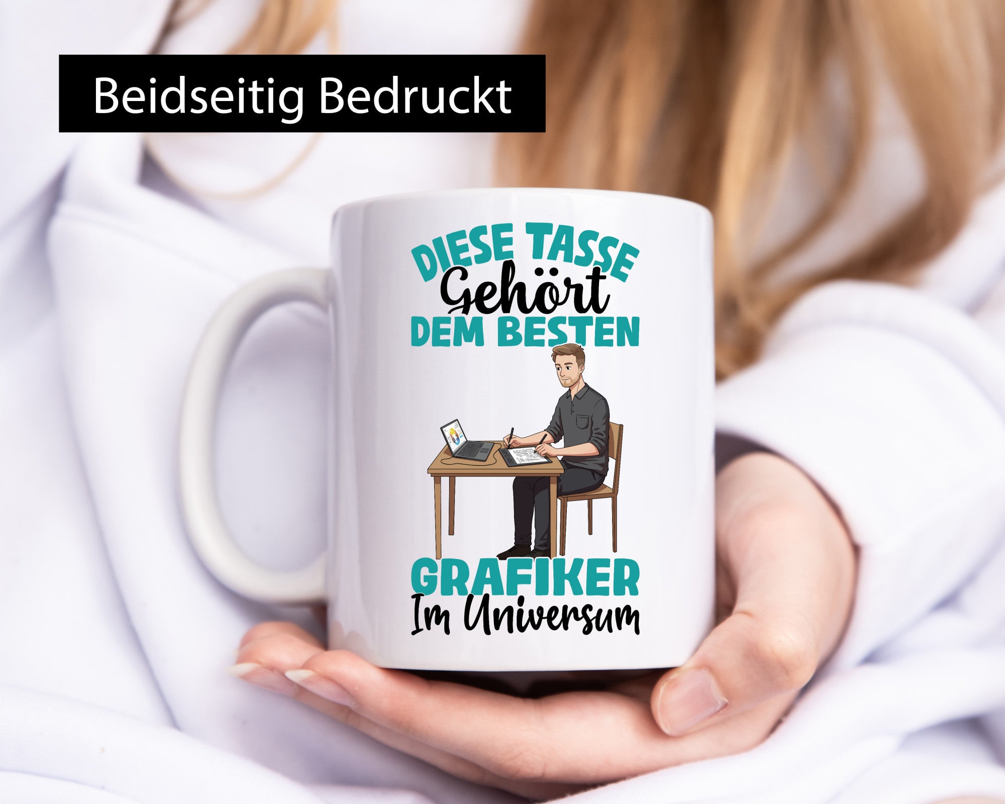 Im Universum: Grafiker | Grafik Design lustiger Spruch Geschenk Humor