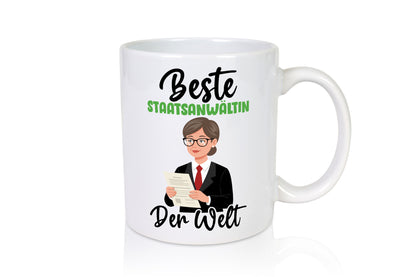Beste Staatsanwältin | Anwältin v2 Geschenkidee Humor Tasse