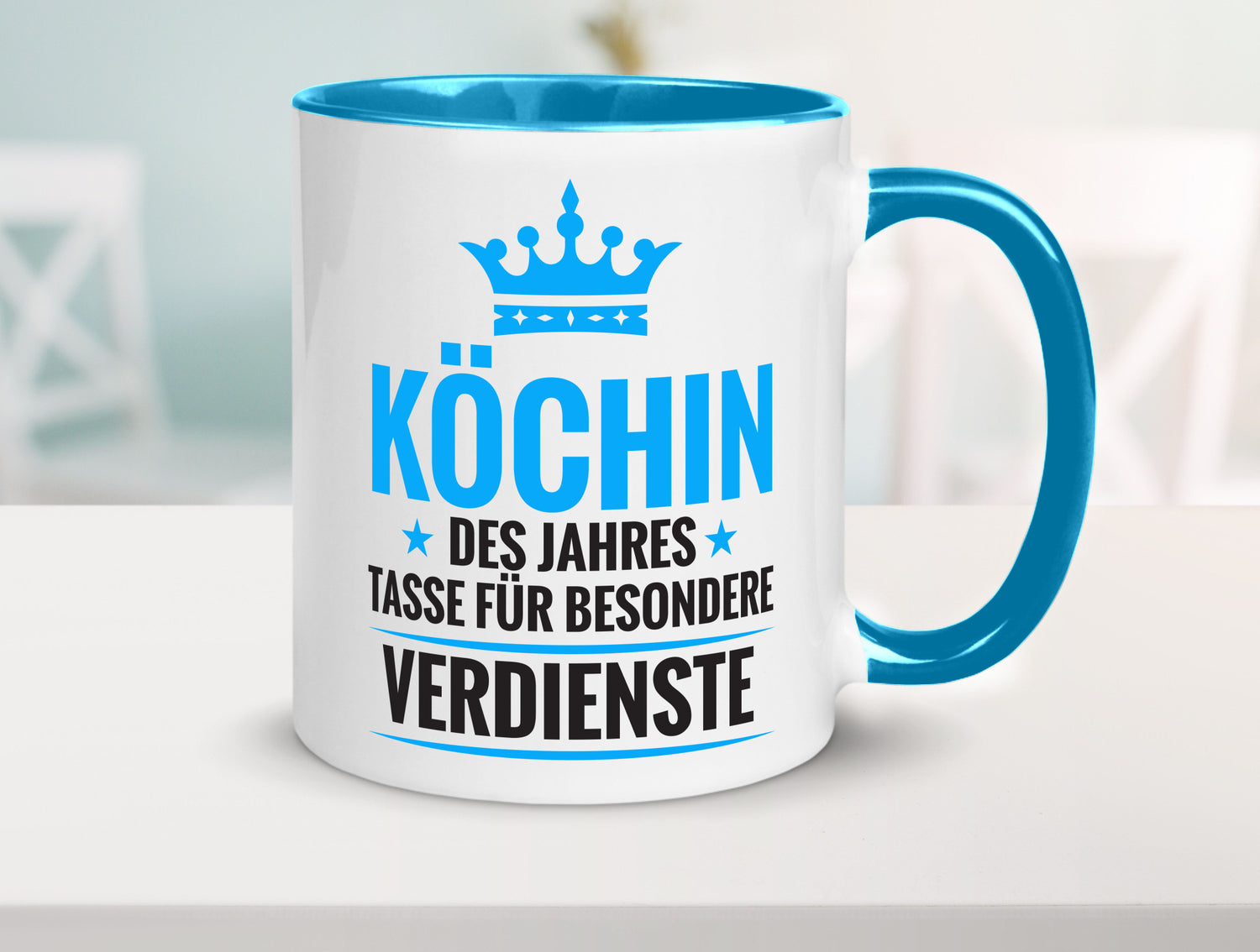 Besonderer Verdienst: Köchin | Chefköchin Chefkoch Geschenkidee Arbeit Kollegen