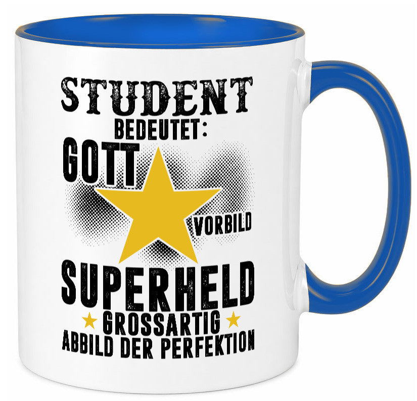 Bedeutung von Student | Universität Uni Studium Geschenkidee Humor Tasse