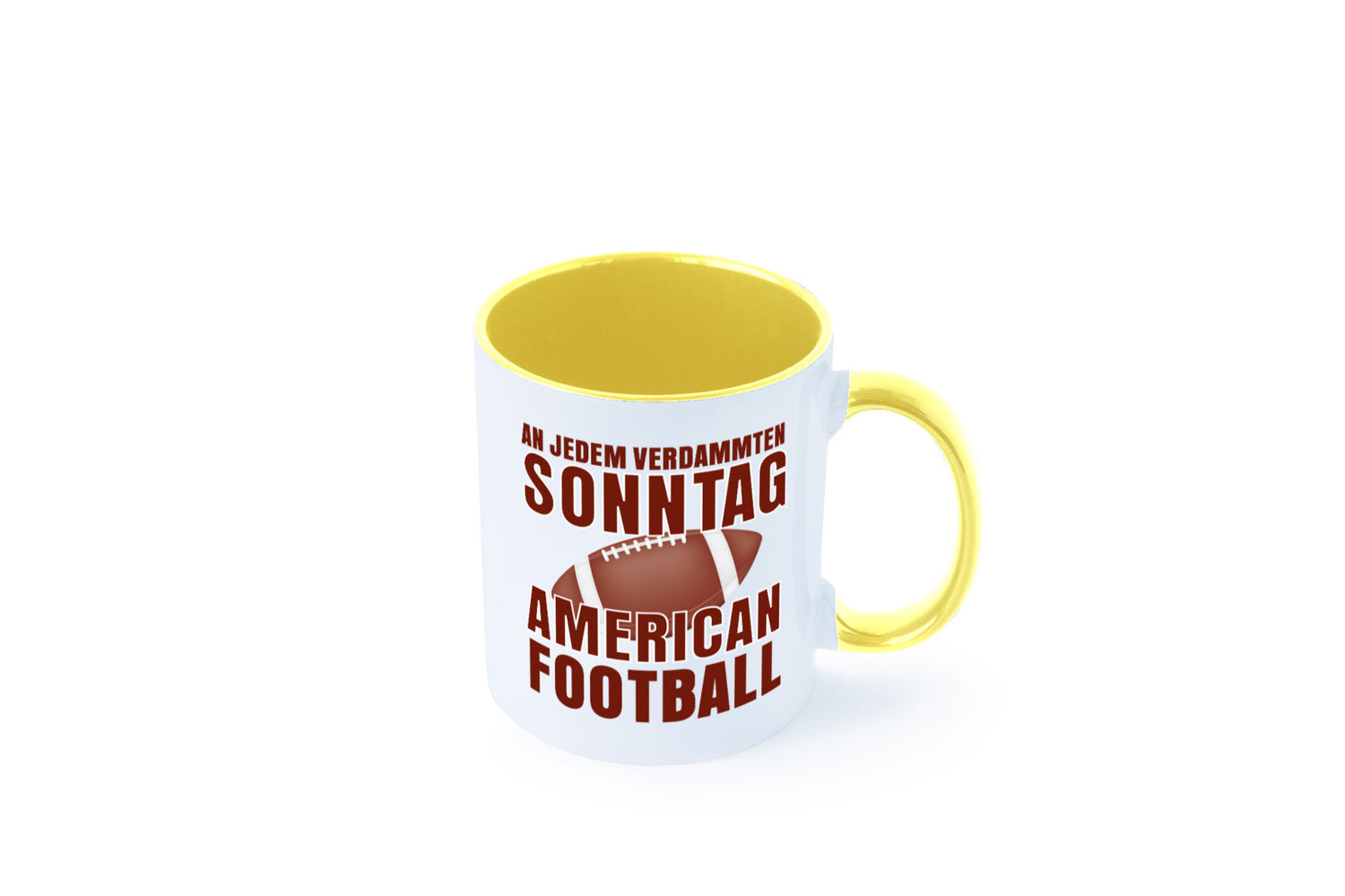 American Football | Sportfan Motiv jeden Sonntag Humor Geschenkidee Tasse