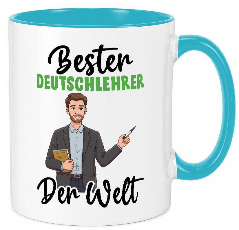 Bester Deutschlehrer | Lehrer Schule v2 lustiger Spruch Geschenk Humor