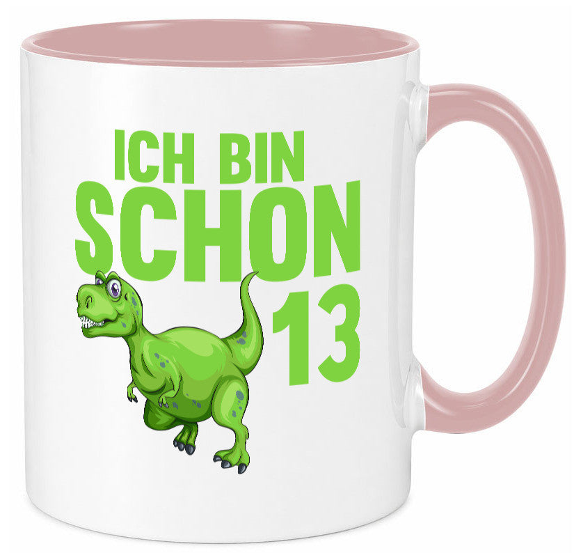 13. Geburtstag | 13 Jahre Dino Dinosaurier Humor Geschenkidee Tasse