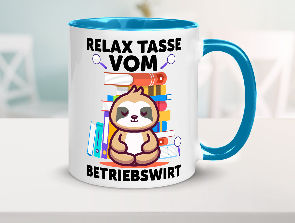 Relax Tasse: Betriebswirt | Betriebswirtschaft lustiger Spruch Geschenk Humor
