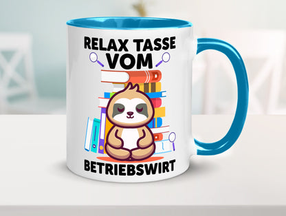 Relax Tasse: Betriebswirt | Betriebswirtschaft lustiger Spruch Geschenk Humor