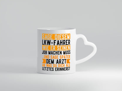 LKW Fahrer | Lastwagen Brummifahrer lustiger Spruch Geschenk Humor Geschenkidee