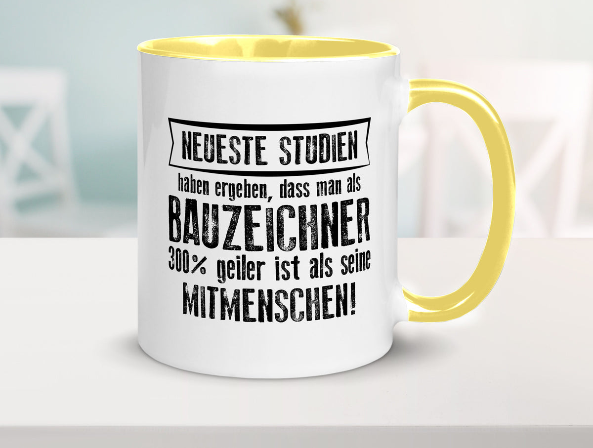 Neuste Studien: Bauzeichner | Zeichner Humor Geschenkidee Tasse