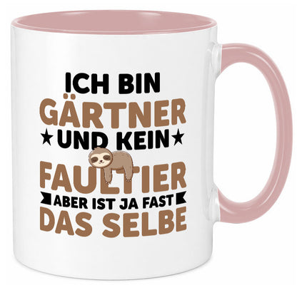 Ich bin kein Faultier: Gärtner | Gartenbau v2 Geschenk Tierliebhaber Humor